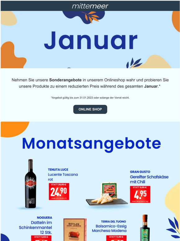 Unsere Monatsangebote! 🛍️🛒