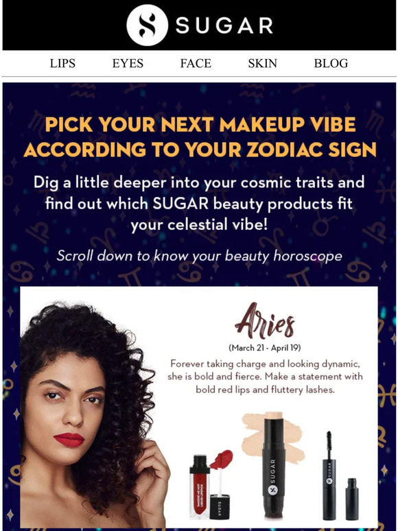SUGAR Cosmetics The Perfect Zodiac Sign Makeup Looks Milled