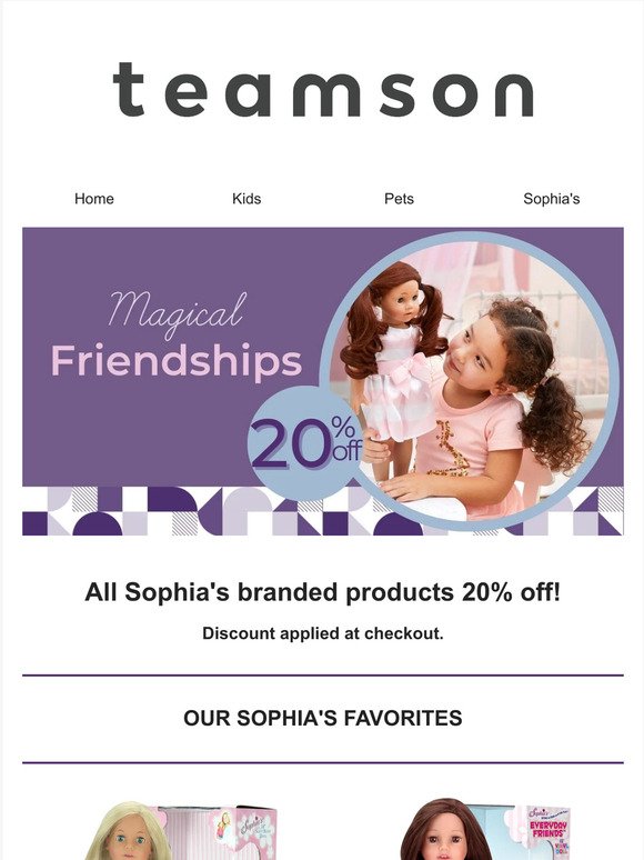 Sophia's Doll Special Going On Now!