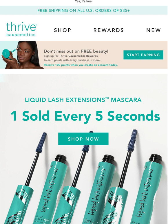 Thrive Causemetics This Mascara Sells Every 5 Seconds! Milled