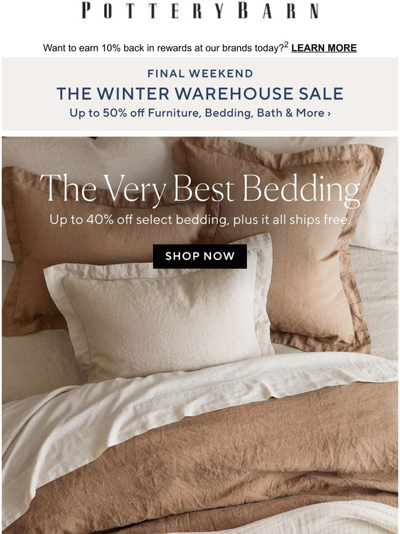 Pottery Barn Two words Free shipping. 🎉 Milled