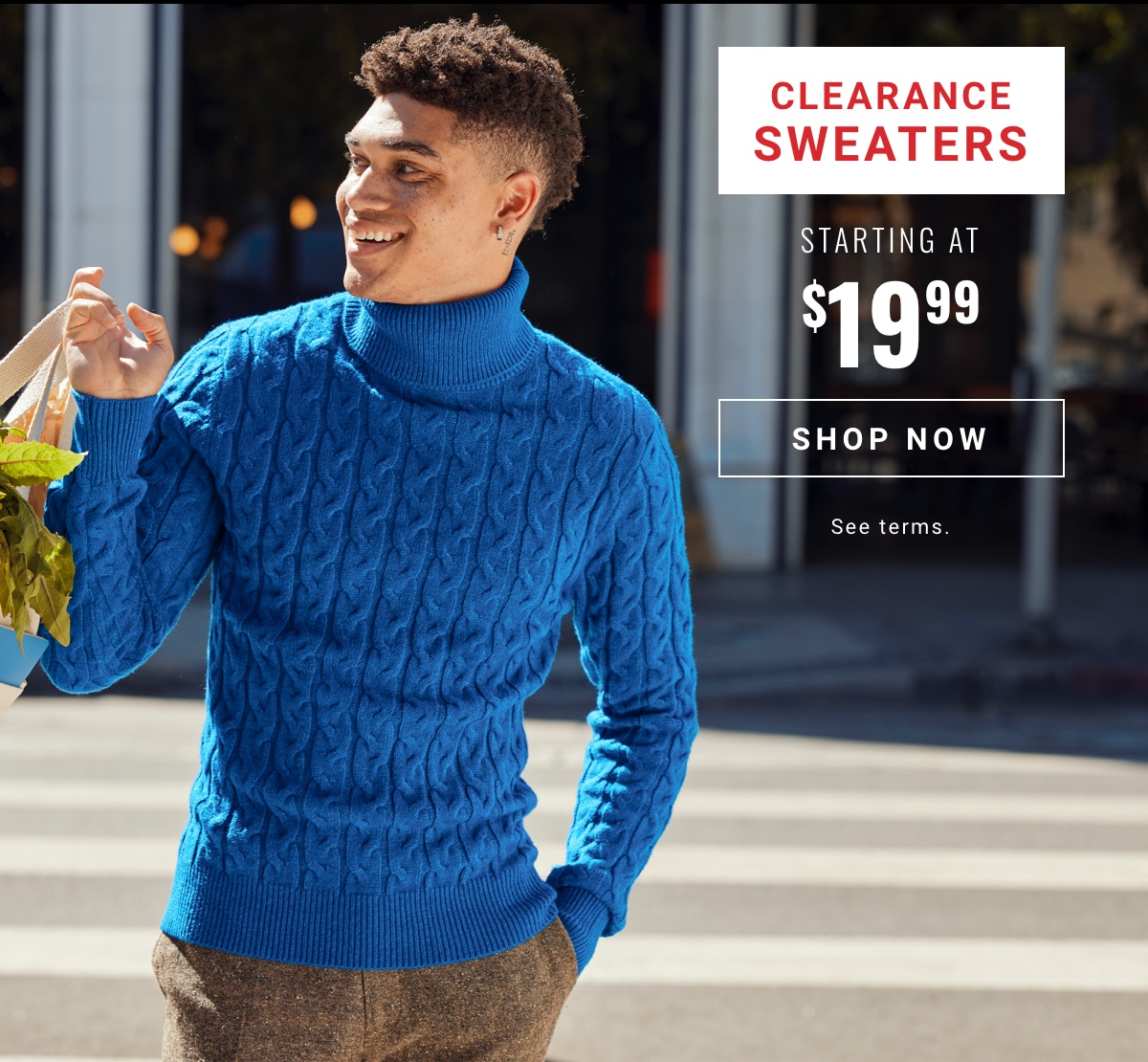 Men's Wearhouse TRENDING Sweaters starting at 19.99 Milled