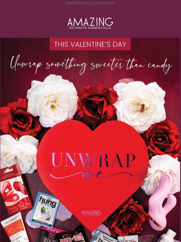 💋💝 Unwrap something sweeter than candy this Valentine’s Day