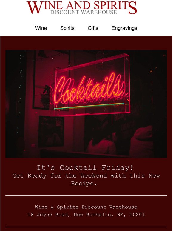 Enjoy Cocktail Friday
