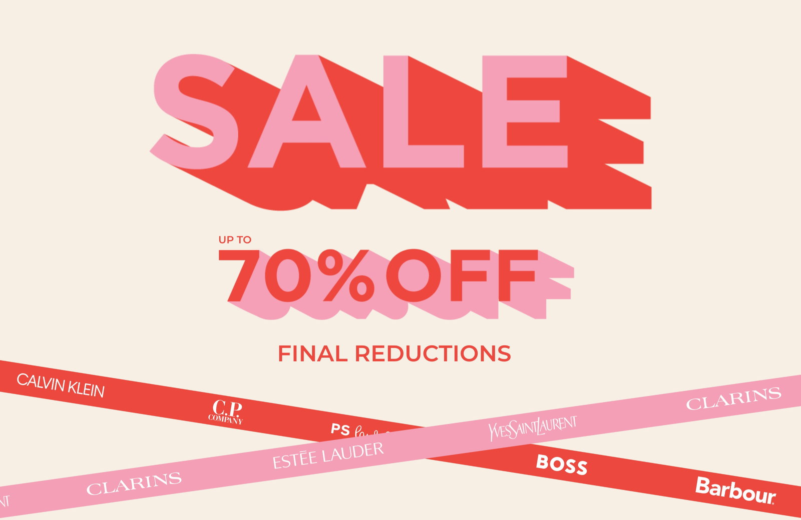 SALE 70% Final Reductions