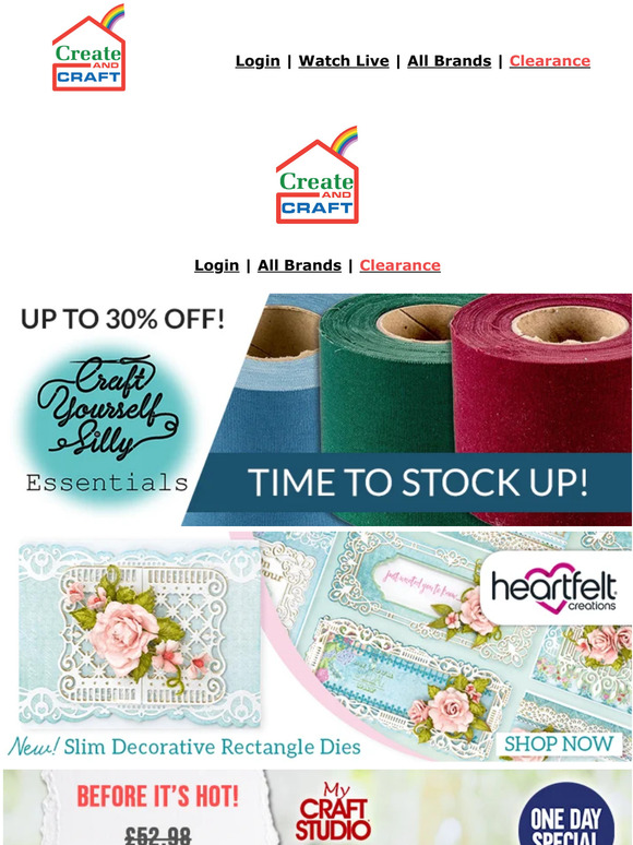 Create and Craft Clearance