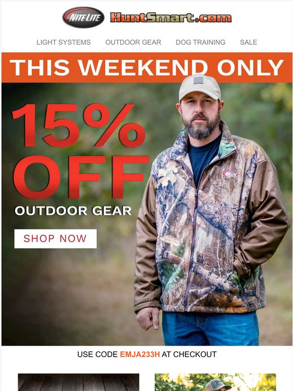 Now on Sale: Outdoor Gear