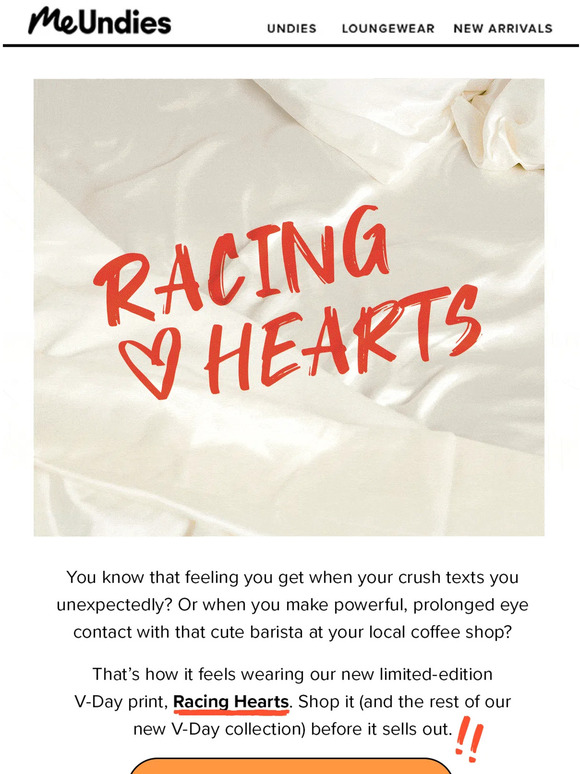 MeUndies Our new print will make your heart race 😏 Milled