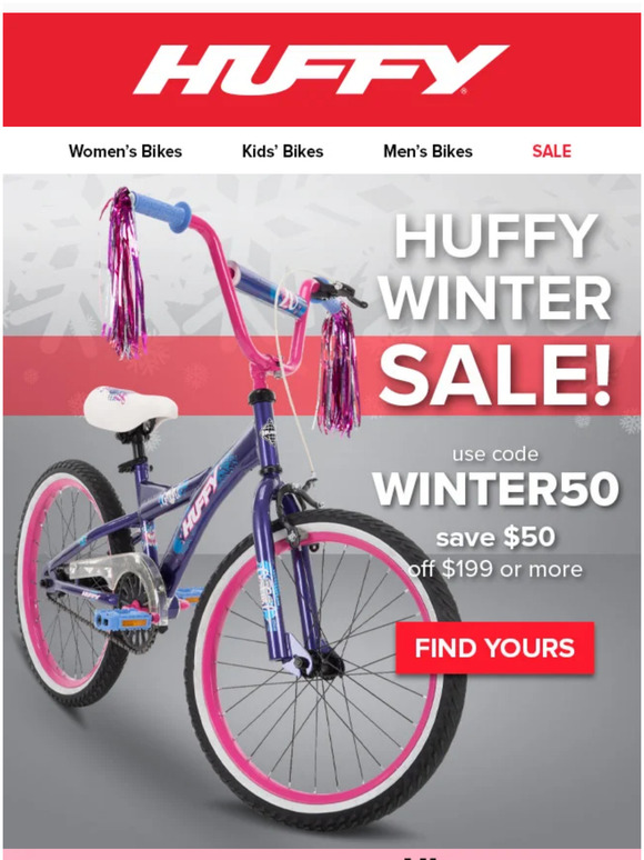 Huffy Bikes 🧐 Are you prepping for after winter? Milled
