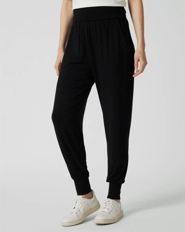Freizeithose mit breitem Bund