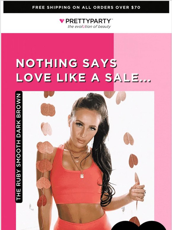THE V-DAY SALE IS ON 💘