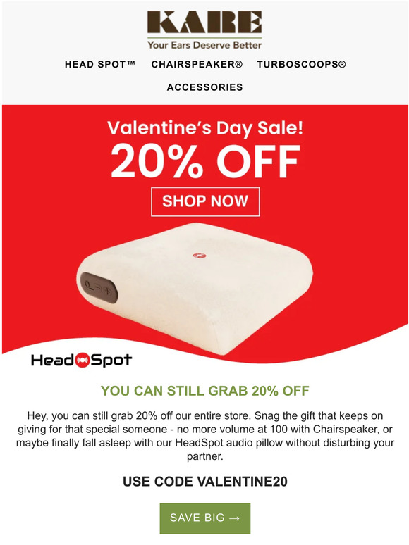 You can still get 20% OFF