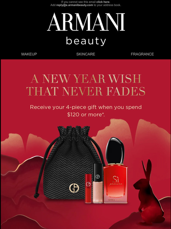 Happy Chinese New Year from Armani beauty