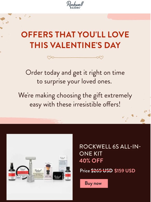 ❤ Get a jump on Valentine's Day shopping! ❤