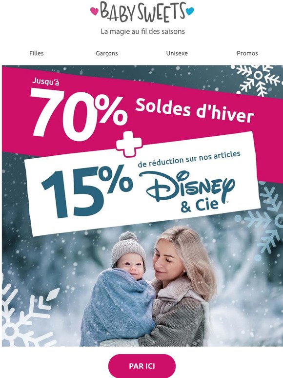Solde spécial Disney & Cie ! 💝