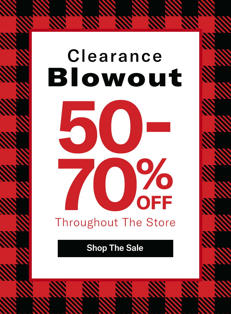 Clearance sale