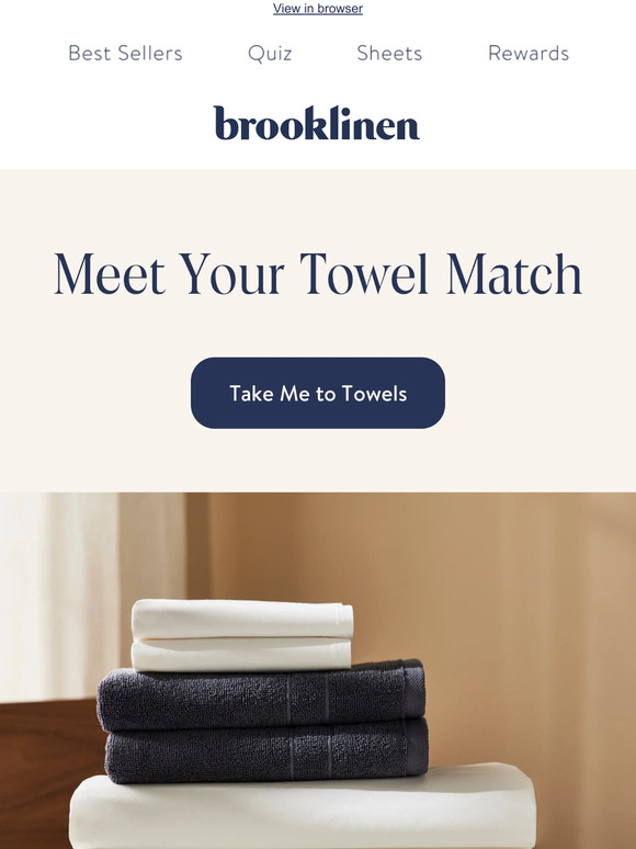 Brooklinen Your New Favorite Towel Milled