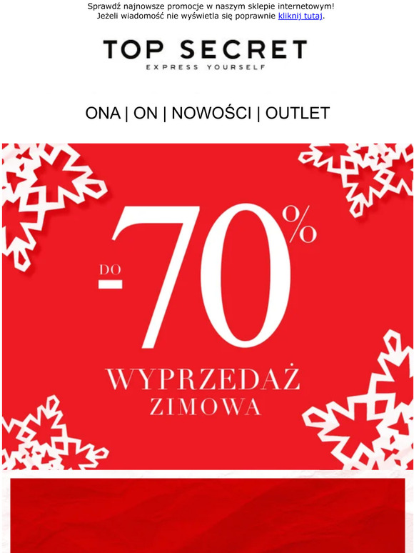 ✂️ WYPRZEDAŻ trwa! Kupuj online z DARMOWĄ DOSTAWĄ od 79 zł!