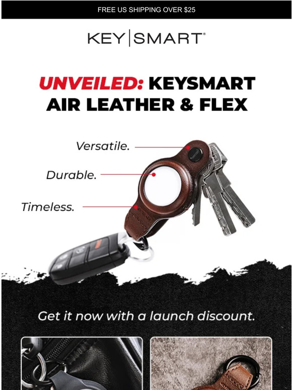 ALERT: KeySmart Air Leather & Flex are LIVE!