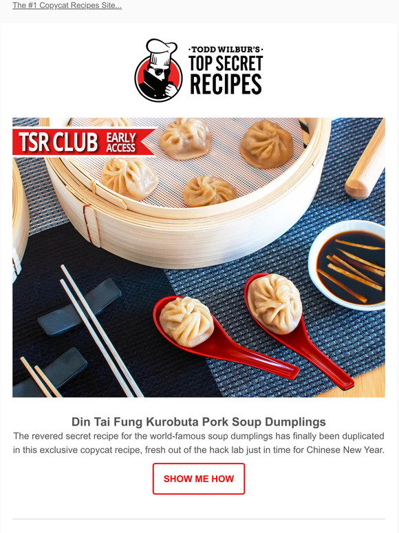 Top Secret Recipes, Inc. New hack! Din Tai Fung Pork Soup Dumplings Milled