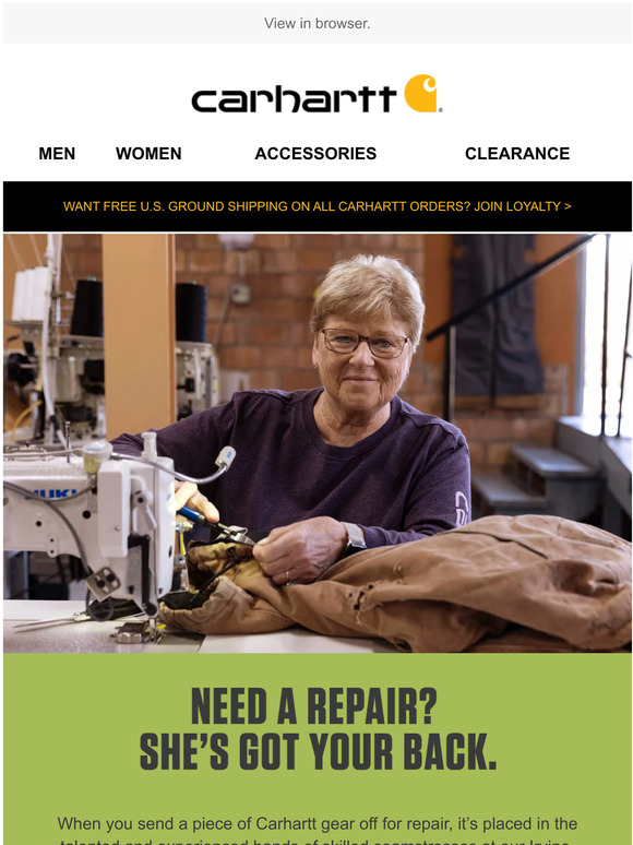 carhartt Meet the Carhartt Repair Team Milled