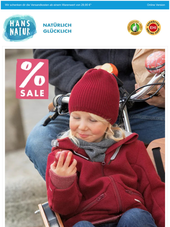 Nur solange der Vorrat reicht: Bis zu -40% auf disana