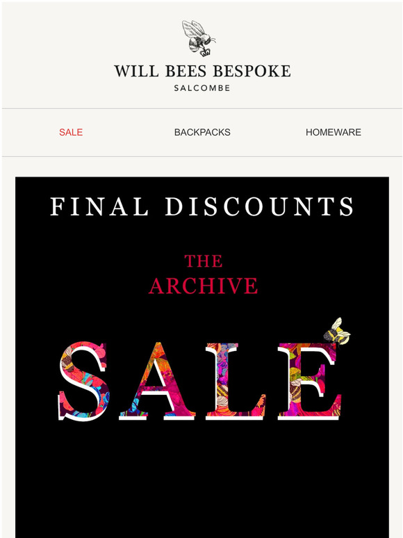 1 week to go - FINAL SALE DISCOUNTS