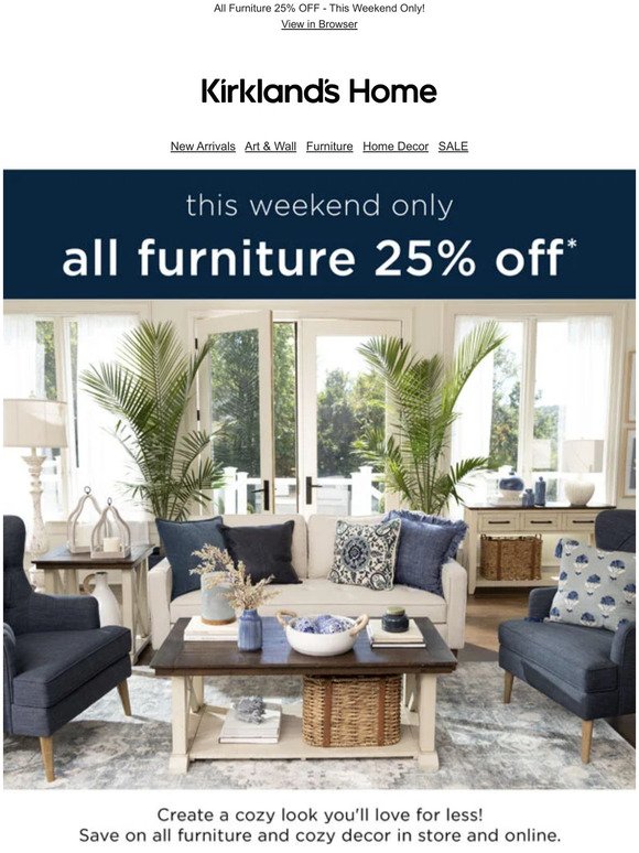Get the Look for Less! Save BIG on Furniture & MORE!