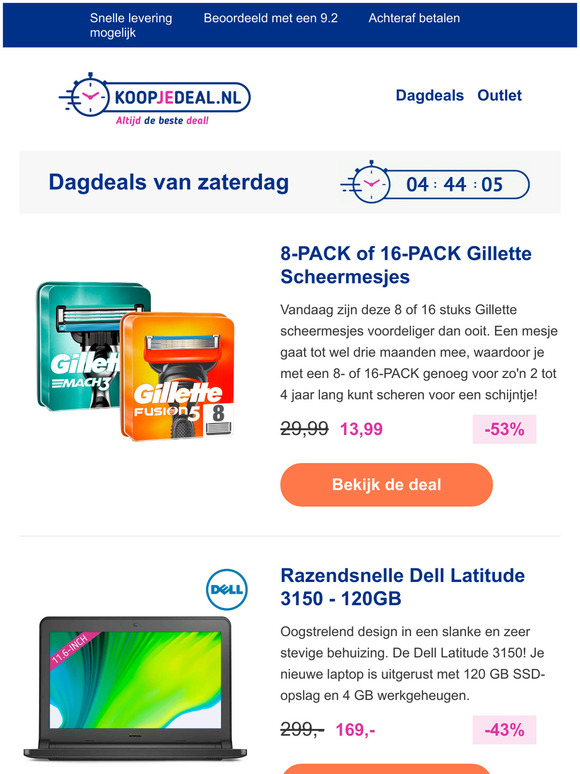 Koopjedeal Nl Pak Deze Deals Nu Milled