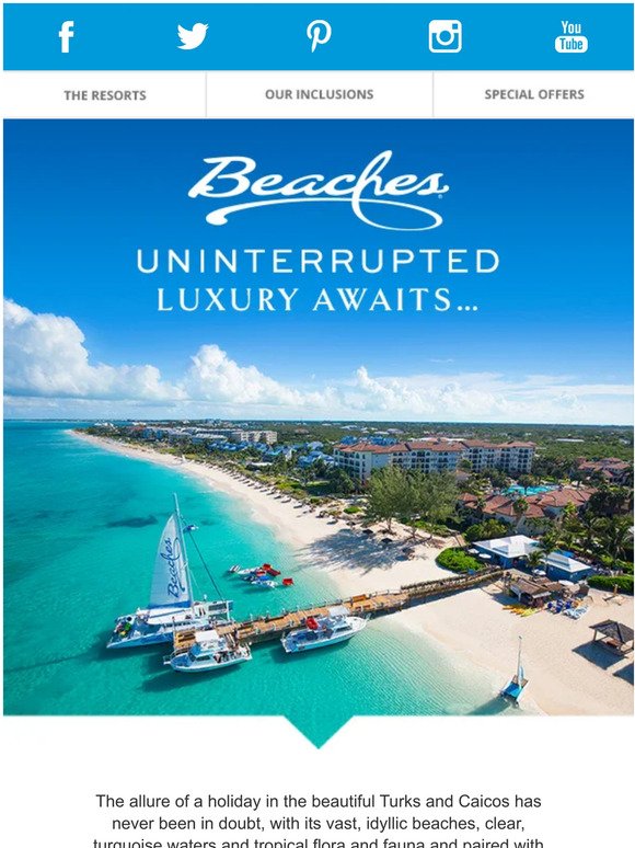 On Sale - New Direct Flights to Turks & Caicos For Uninterrupted Luxury