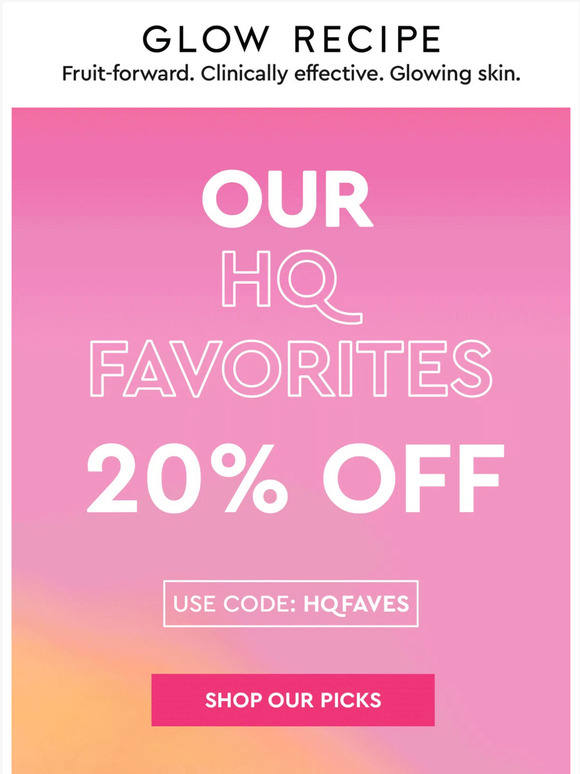 Glow Recipe Email Newsletters Shop Sales, Discounts, and Coupon Codes