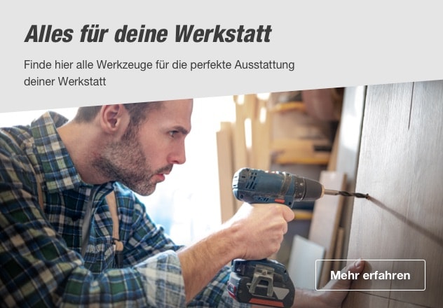 Alles für deine Werkstatt - Finde hier alle Werkzeuge für die perfekte Ausstattung deiner Werkstatt
