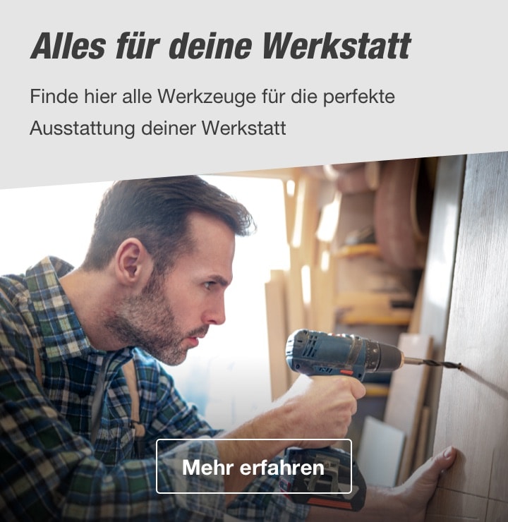 Alles für deine Werkstatt - Finde hier alle Werkzeuge für die perfekte Ausstattung deiner Werkstatt