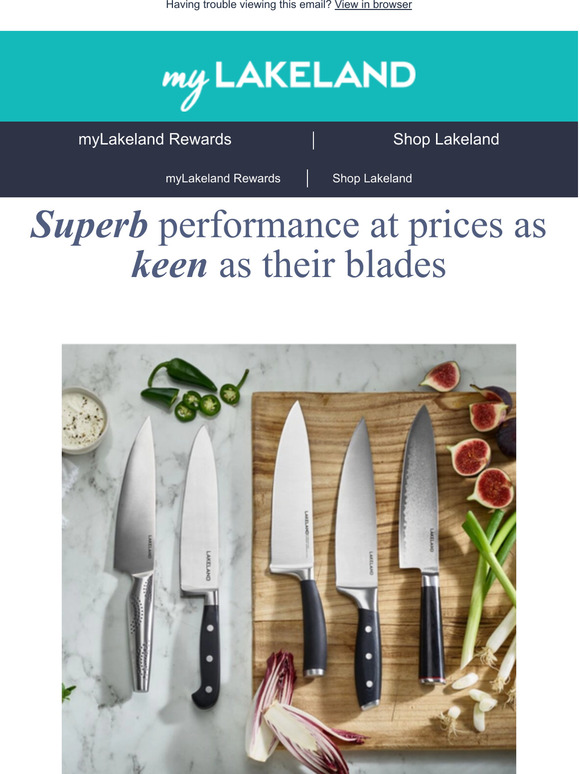 Lakeland Our new knives are a cut above Milled