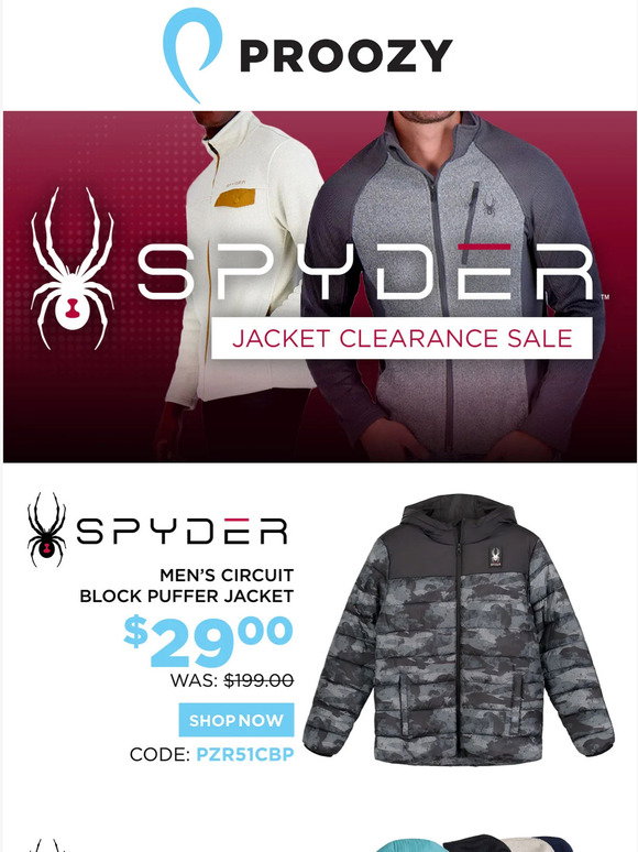 Proozy: Get Your Spyder Jacket Before They're Gone! 🕷️ | Milled