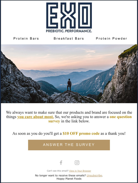 $10 Off to Answer One Question 💸