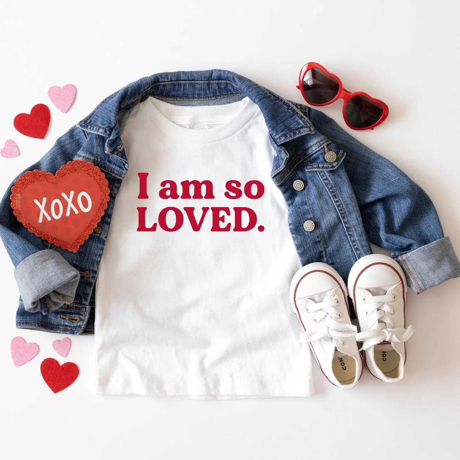 Image of I Am So Loved Short Sleeve Tee, White