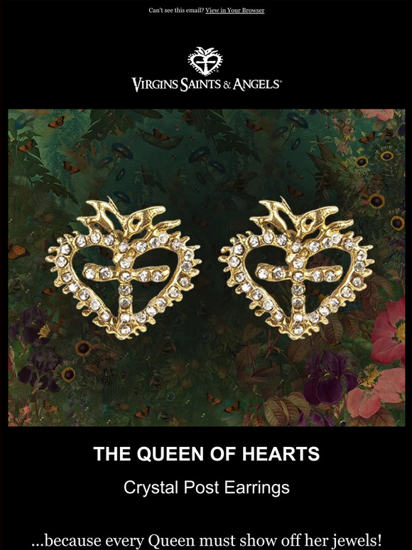Introducing the NEW Queen of Hearts Crystal Logo Collection