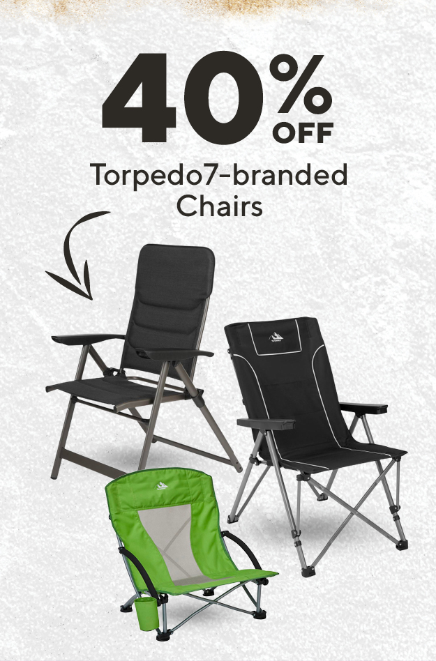 Torpedo7 discount camping chairs