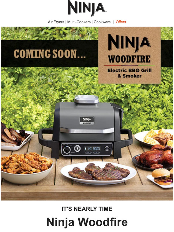 Ninja Kitchen UK: It's Nearly Time.. Ninja Woodfire Electric BBQ Grill ...