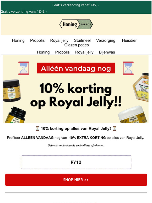 ⏳...Alléén vandaag nog!