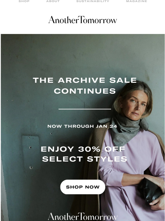 The Archive Sale Continues