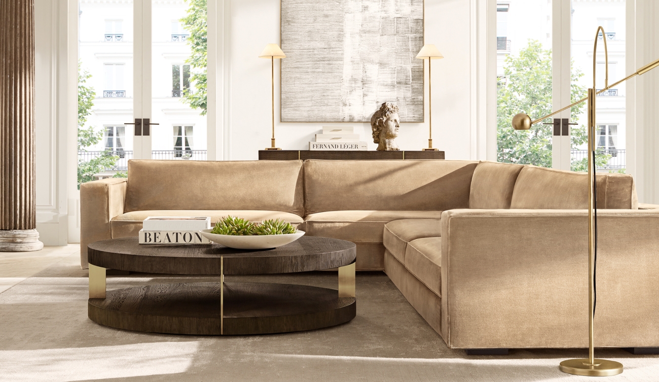 Restoration Hardware The Perfectly Proportioned Maddox Sofa. Designed