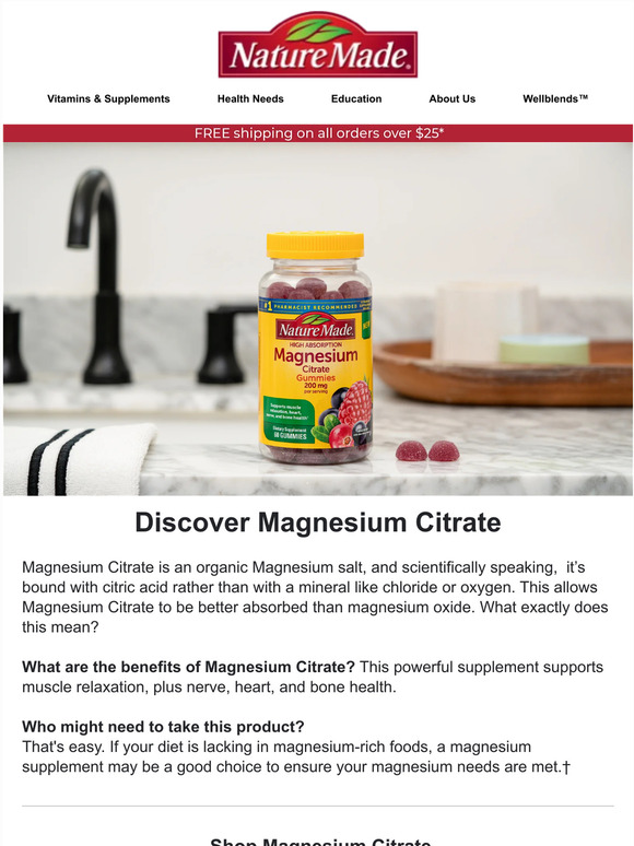 Nurish Discover The Benefits of Magnesium Citrate Milled