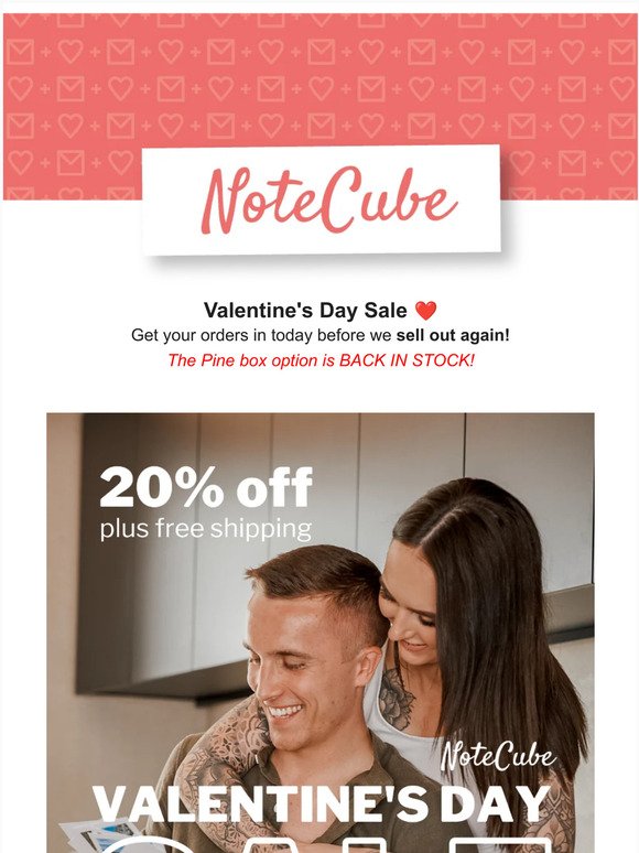 20% Off For Valentine's ❤