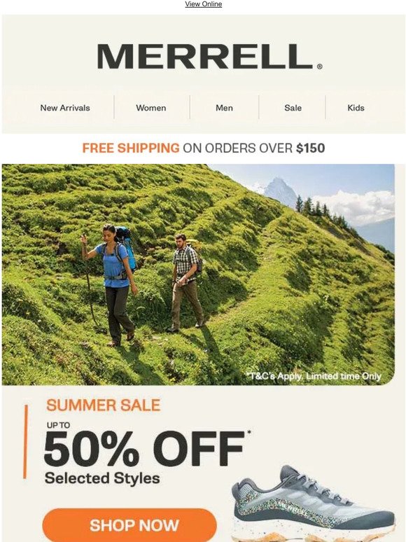Sale 😮 Enjoy the Summer with Merrell