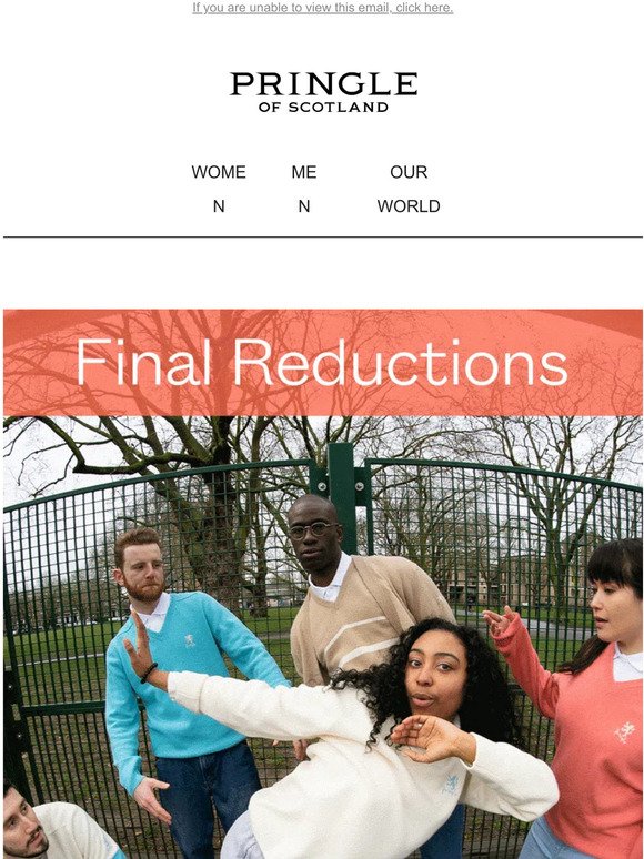 Final Reductions: Up to 70% off 😍
