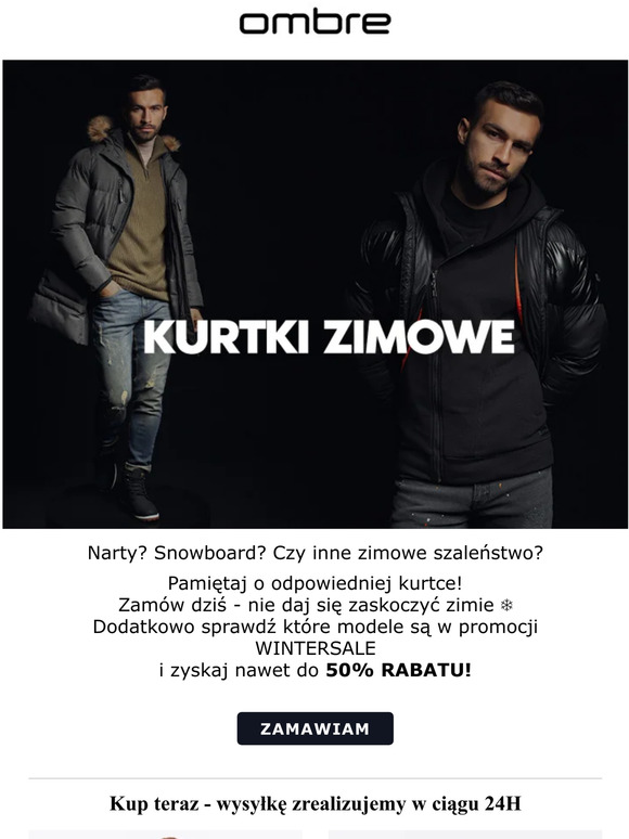 Nowa zimowa kurtka nawet do 50% taniej? ❄️ Zerkniesz?