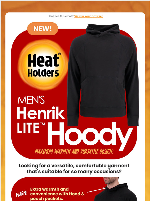Take a look at this warm, versatile hoody. 🌡️