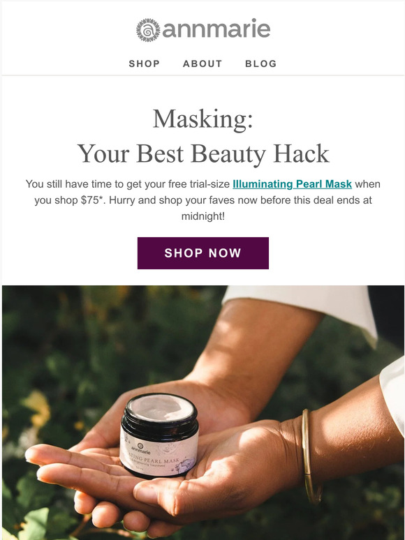 Masking for healthy, beautiful skin